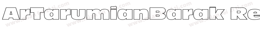 ArTarumianBarak Regu字体转换